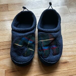 Kids L.L. Bean Gray Suede Sole Slippers